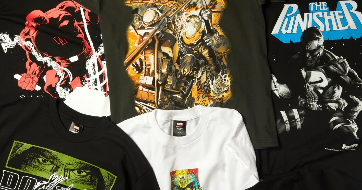 Huf ส่งคอลเลคชั่นเสื้อใหม่จากตัวละครด้านมือของ Marvel