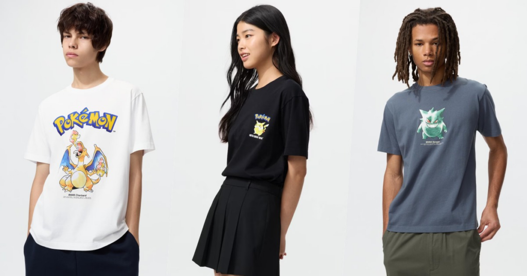 UNIQLO คอลเลคชั่นใหม่ลำดับที่ 2 จาก Pokemon ในลวดลาย Pixel สุดคลาสสิค