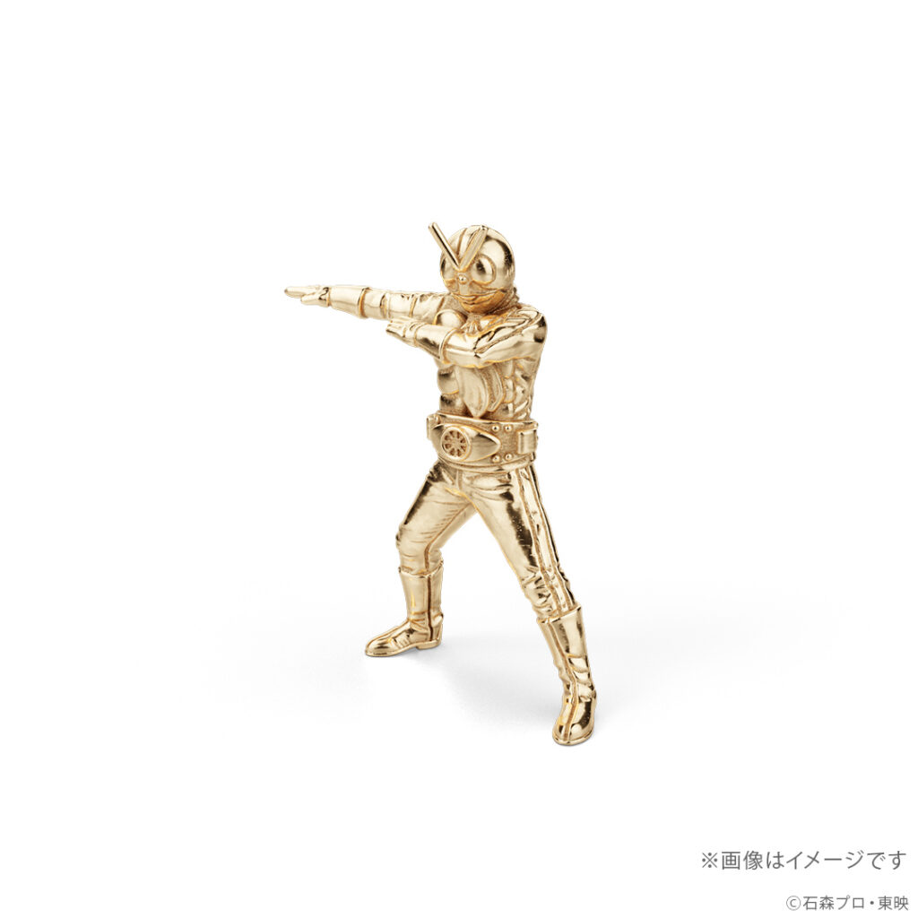 U-treasure ส่งของสะสมชิ้นใหม่ฟิกเกอร์ตัวละครทองคำ 18K จาก Kamen Rider 7 Kamen Rider
