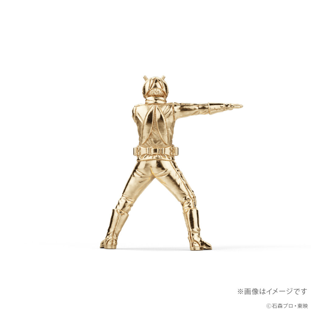 U-treasure ส่งของสะสมชิ้นใหม่ฟิกเกอร์ตัวละครทองคำ 18K จาก Kamen Rider 8 Kamen Rider