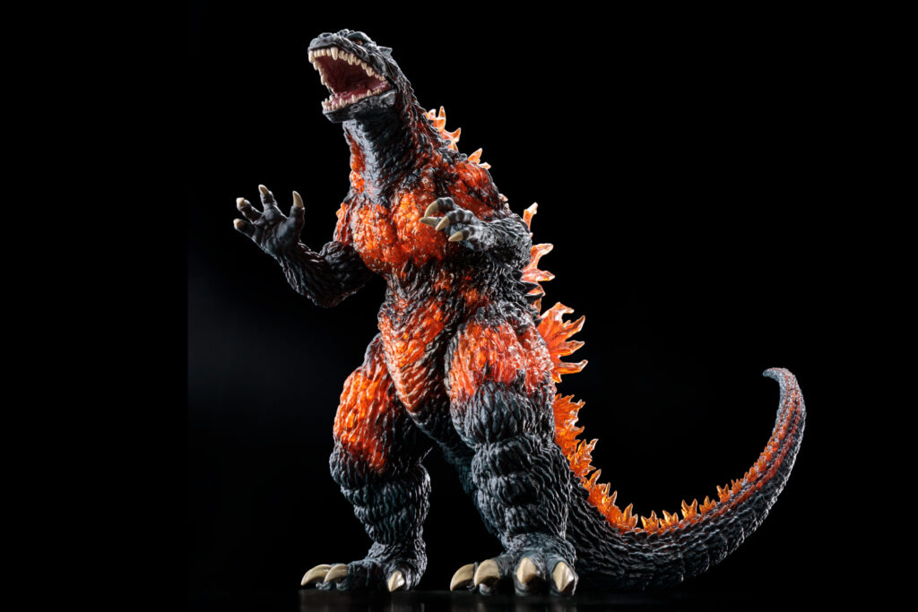 พลาสติกโมเดล Godzilla Burning Millennium สุดเร่าร้อนจาก AOSHIMA 4 Godzilla