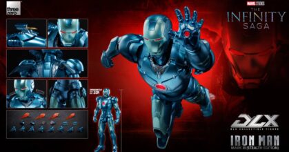 แอคชั่นฟิกเกอร์ Iron Man Mark 3 (Stealth Edition) จาก ThreeZero