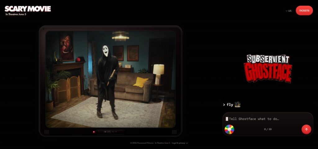 Scary Movie งัดการตลาดสุดปั่น! เปิดเว็บให้ Ghostface ทำอะไรก็ได้ตามคำสั่งแฟนหนัง 2 scary movie