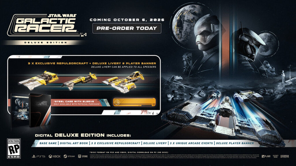 Star Wars: Galactic Racer เตรียมซิ่งทั่วกาแล็กซีตุลาคม 2026