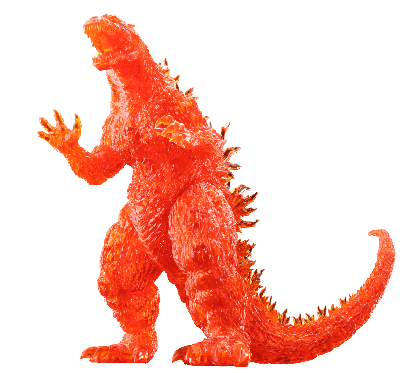 พลาสติกโมเดล Godzilla Burning Millennium สุดเร่าร้อนจาก AOSHIMA 3 Godzilla
