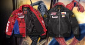 เท่จัด! คอลเลคชั่นเสื้อหนัง Spider Man จาก Supreme