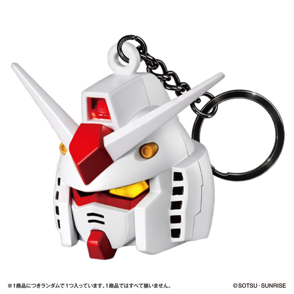 กล่องสุ่มพวงกุญแจหัว SD Gundam จาก BANDAI 3 Gundam