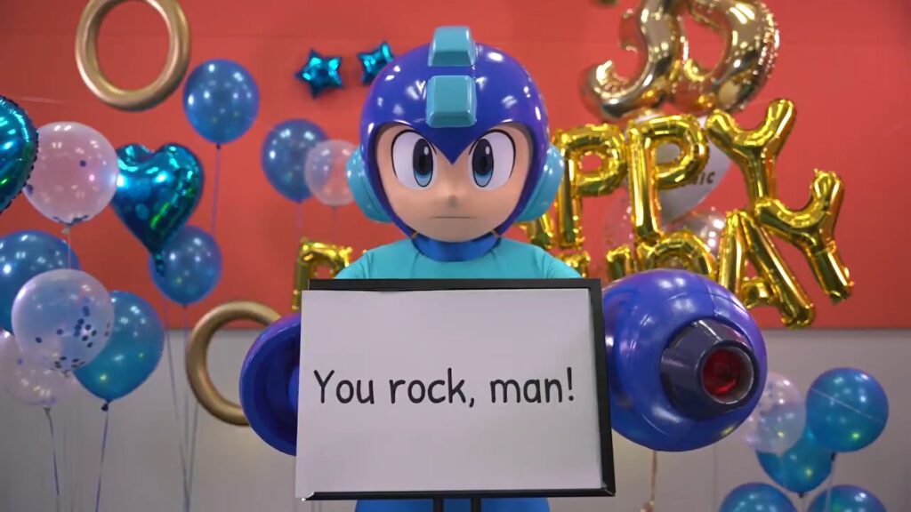 สองตำนานรุ่นใหญ่ Mega Man ร่วมอวยพรวันเกิด Sonic ครบรอบ 35 ปี 4 สองตำนานรุ่นใหญ่ Mega Man ร่วมอวยพรวันเกิด Sonic ครบรอบ 35 ปี