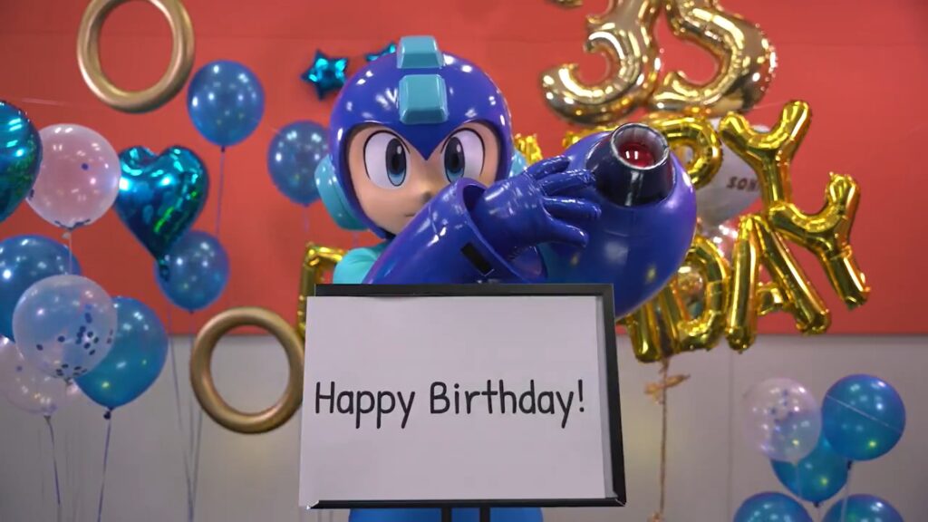 สองตำนานรุ่นใหญ่ Mega Man ร่วมอวยพรวันเกิด Sonic ครบรอบ 35 ปี 2 Mega Man