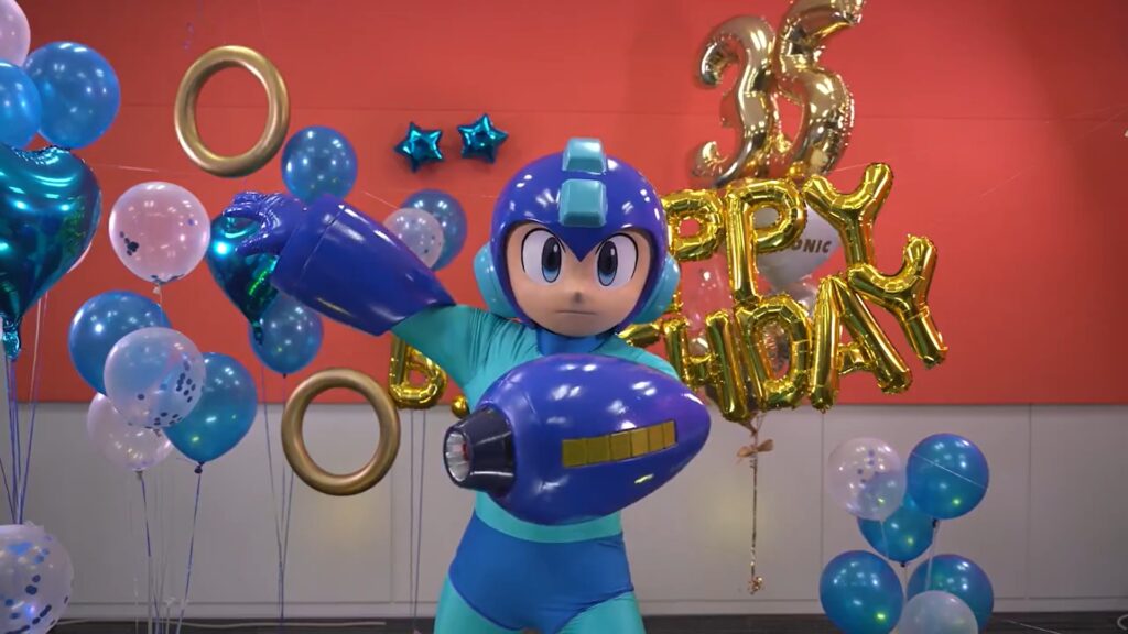 สองตำนานรุ่นใหญ่ Mega Man ร่วมอวยพรวันเกิด Sonic ครบรอบ 35 ปี 6 สองตำนานรุ่นใหญ่ Mega Man ร่วมอวยพรวันเกิด Sonic ครบรอบ 35 ปี