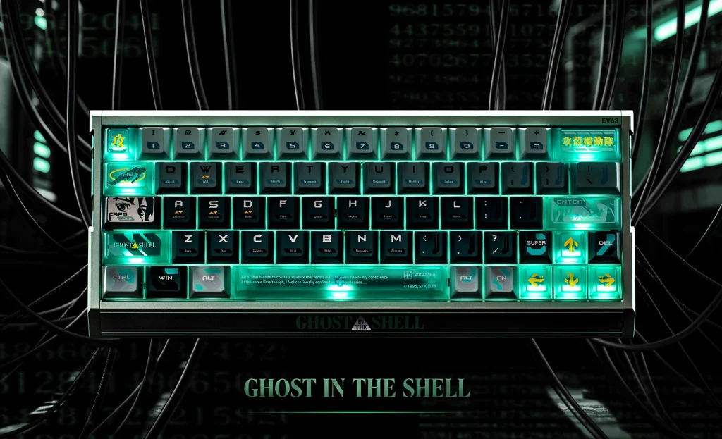 คีย์บอร์ด Ghost in the Shell จาก IQUNIX 2 Ghost in the Shell
