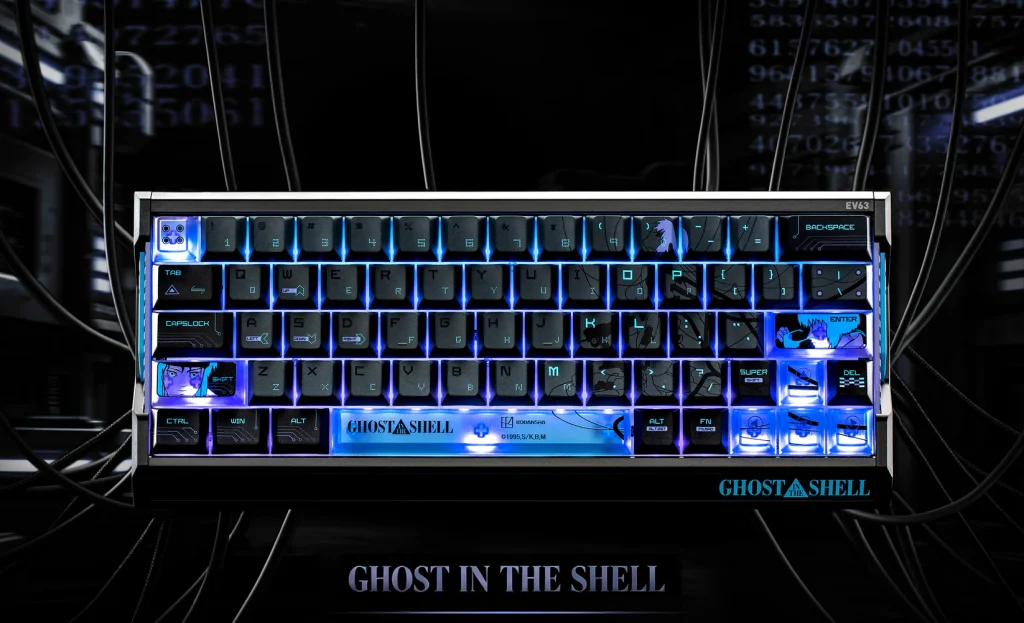 คีย์บอร์ด Ghost in the Shell จาก IQUNIX 3 Ghost in the Shell
