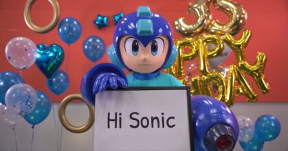 สองตำนานรุ่นใหญ่ Mega Man ร่วมอวยพรวันเกิด Sonic ครบรอบ 35 ปี