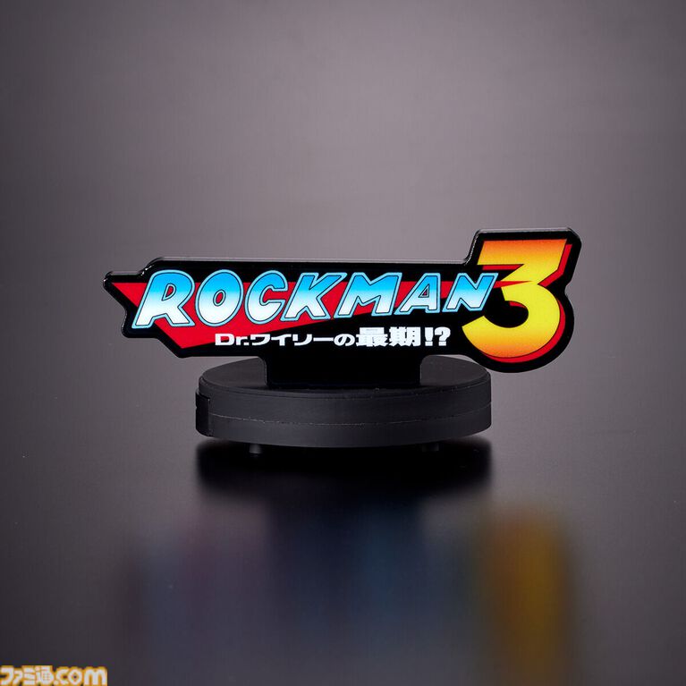 แท่นโลโก้อะคริลิก Rockman มาพร้อมเสียง BGM 6 Rockman