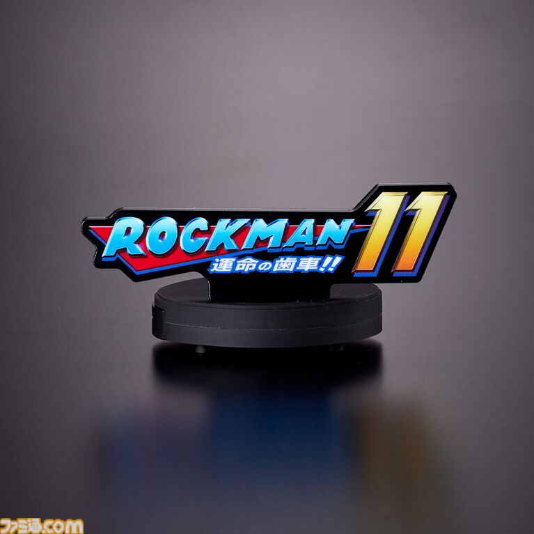 แท่นโลโก้อะคริลิก Rockman มาพร้อมเสียง BGM 14 Rockman