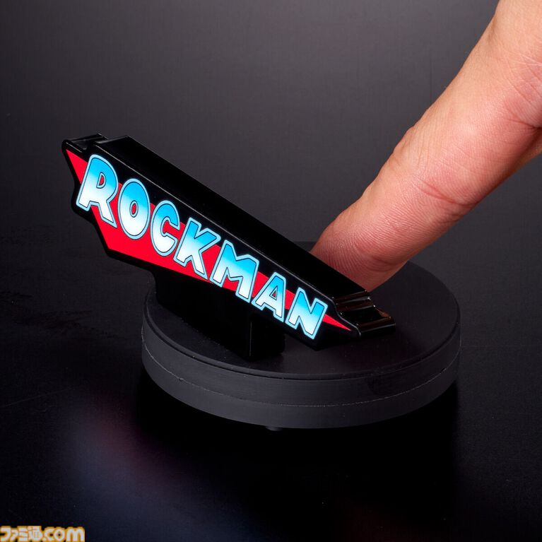 แท่นโลโก้อะคริลิก Rockman มาพร้อมเสียง BGM 2 Rockman