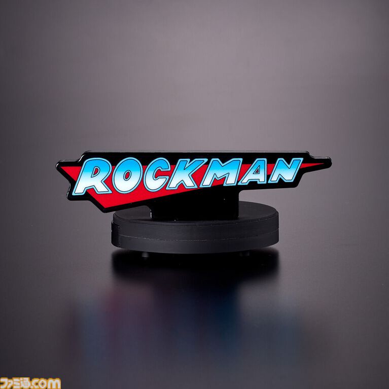 แท่นโลโก้อะคริลิก Rockman มาพร้อมเสียง BGM 3 Rockman