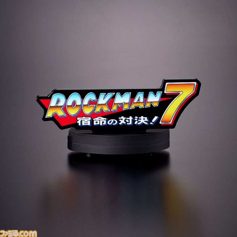 แท่นโลโก้อะคริลิก Rockman มาพร้อมเสียง BGM 10 Rockman
