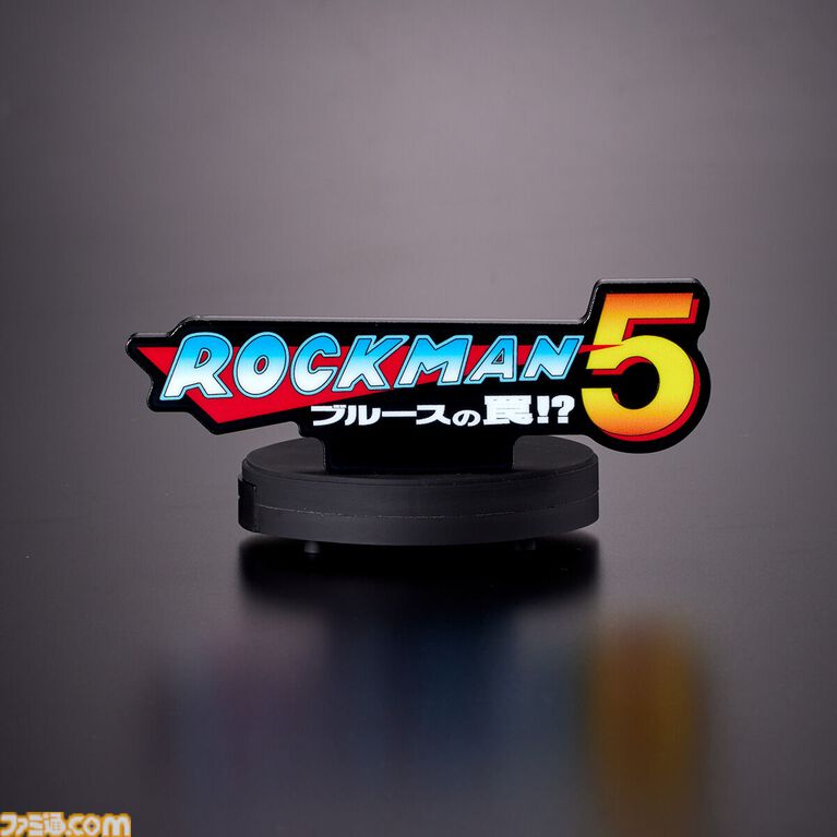 แท่นโลโก้อะคริลิก Rockman มาพร้อมเสียง BGM 8 Rockman