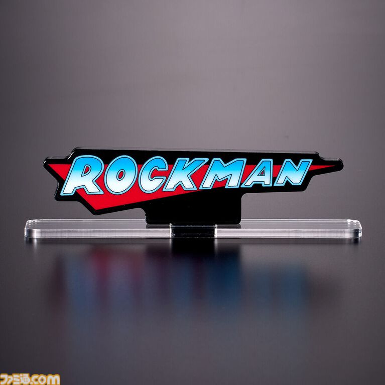 แท่นโลโก้อะคริลิก Rockman มาพร้อมเสียง BGM 4 Rockman