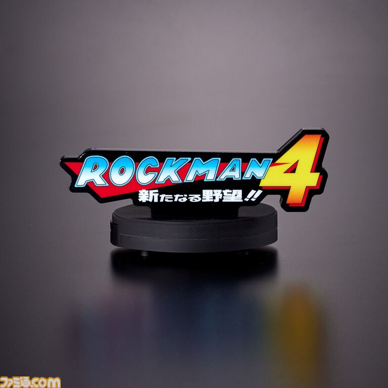 แท่นโลโก้อะคริลิก Rockman มาพร้อมเสียง BGM 7 Rockman