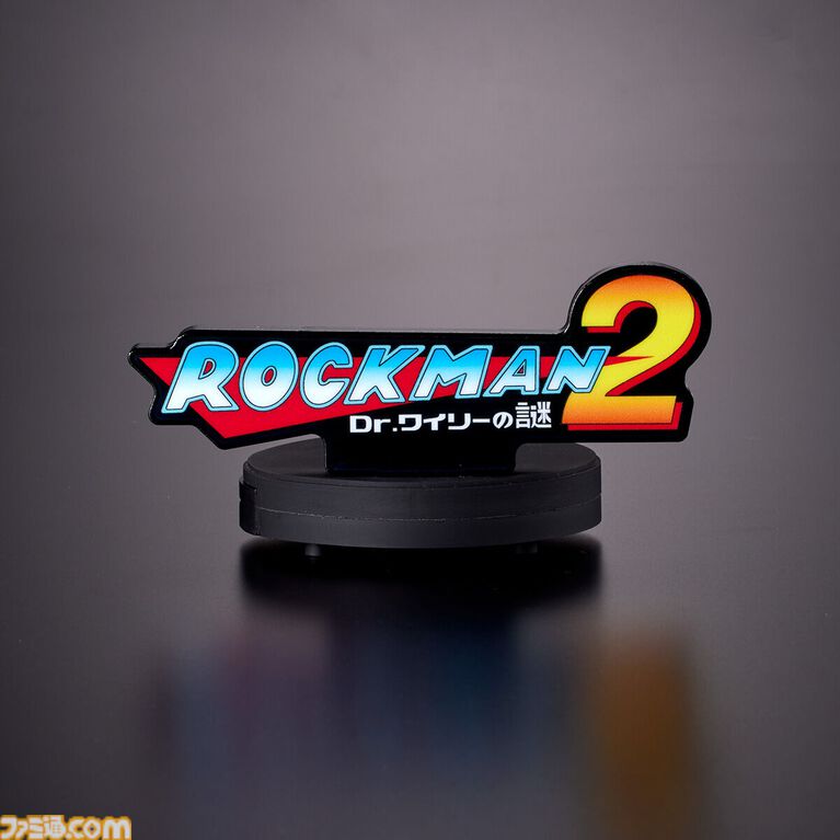 แท่นโลโก้อะคริลิก Rockman มาพร้อมเสียง BGM 5 Rockman