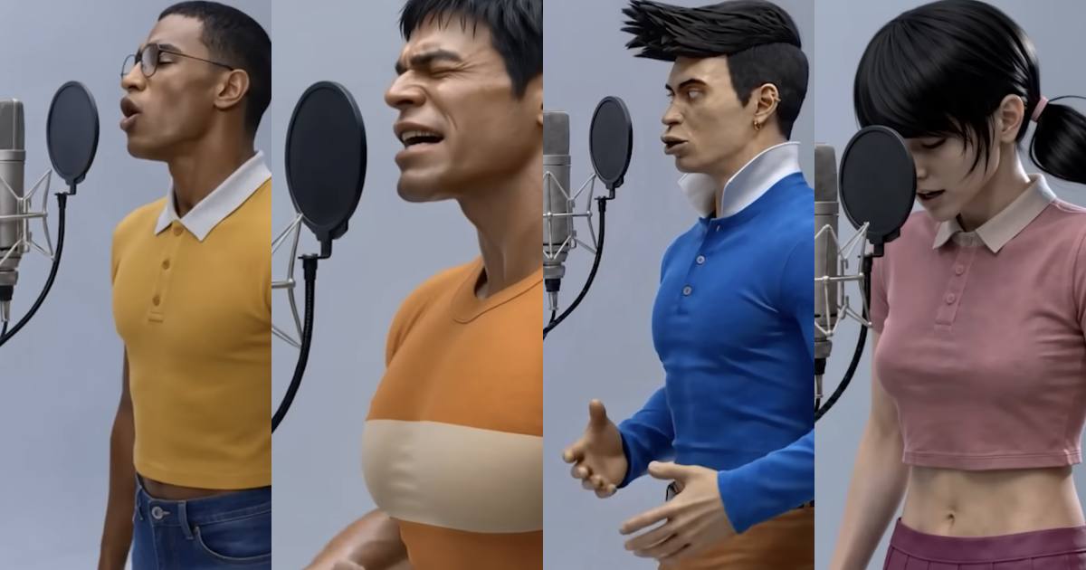 เพลงอย่างเท่ที่ถูกนำมาถ่ายทอดด้วยตัวละครที่อ้างอิงมาจากเรื่อง Doraemon
