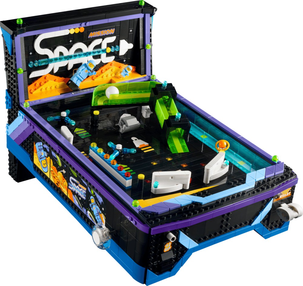 LEGO เปิดตัวตู้พินบอลเล่นได้จริงในธีม Classic Space 9 LEGO เปิดตัวตู้พินบอลเล่นได้จริงในธีม Classic Space
