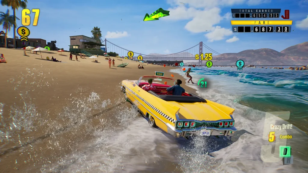Crazy Taxi เปิดตัวอย่างเกมภาคใหม่เป็นที่เรียบร้อยแล้ว 4 Crazy Taxi