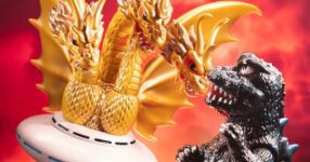 ฟิกเกอร์ King Ghidorah และ Godzilla งานน่ารักจาก Octeel