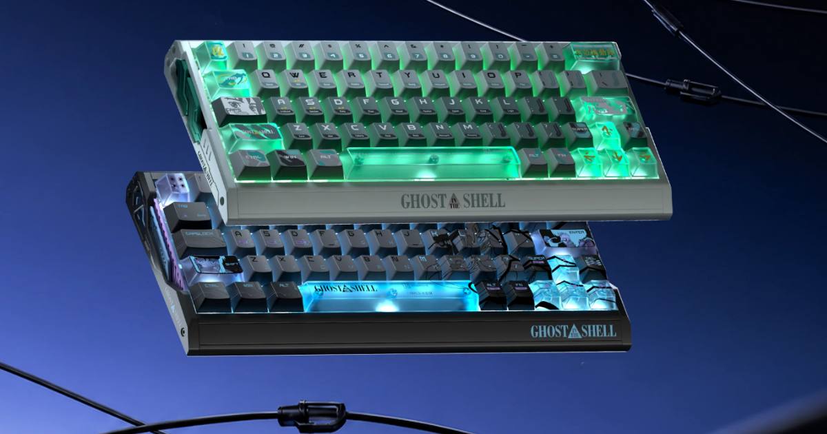 คีย์บอร์ด Ghost in the Shell จาก IQUNIX 1 คีย์บอร์ด Ghost in the Shell จาก IQUNIX