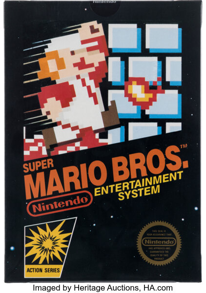 เกม Super Mario Bros. ปี 1985 ที่ยังไม่แกะซีล ถูกประมูลไปในราคาสูงถึง 3 ล้านดอลลาร์สหรัฐ 2 Super Mario