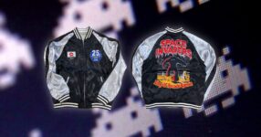 เสื้อแจ็คเก็ต Sukajan ลาย Space Invaders จาก Hey25th