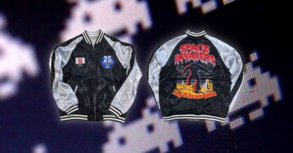 เสื้อแจ็คเก็ต Sukajan ลาย Space Invaders จาก Hey25th