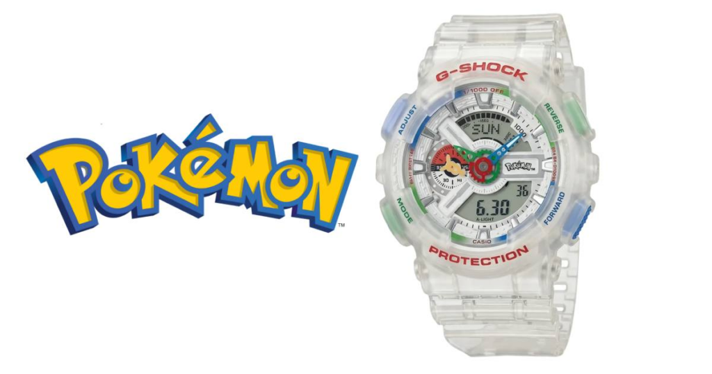 ยืนยันการวางจำหน่ายนาฬิกาข้อมือรุ่นใหม่ G-Shock x Pokemon