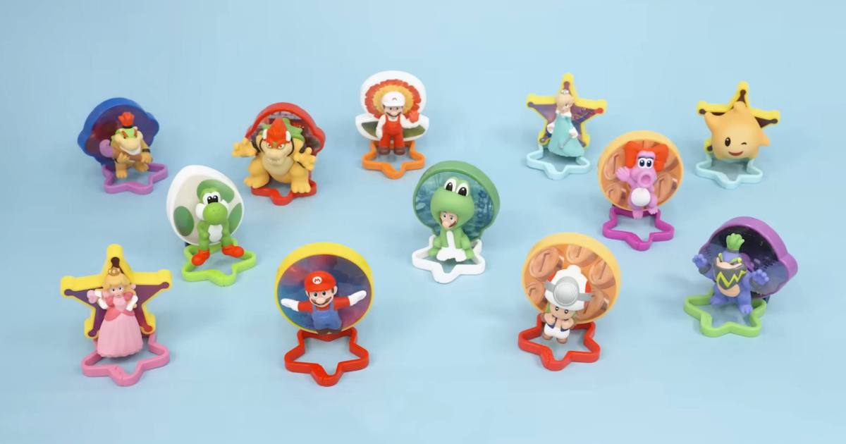McDonalds ประเทศญี่ปุ่นส่งของสะสมสุดน่ารักจาก The Super Mario Galaxy