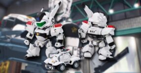 พลาสติกโมเดลหุ่นยนตร์ที่มีความน่ารักปนเท่จาก Mobile Police Patlabor