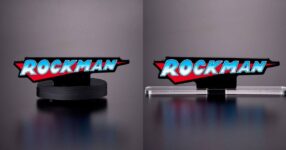 แท่นโลโก้อะคริลิก Rockman มาพร้อมเสียง BGM