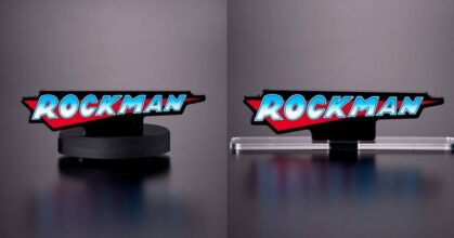 แท่นโลโก้อะคริลิก Rockman มาพร้อมเสียง BGM