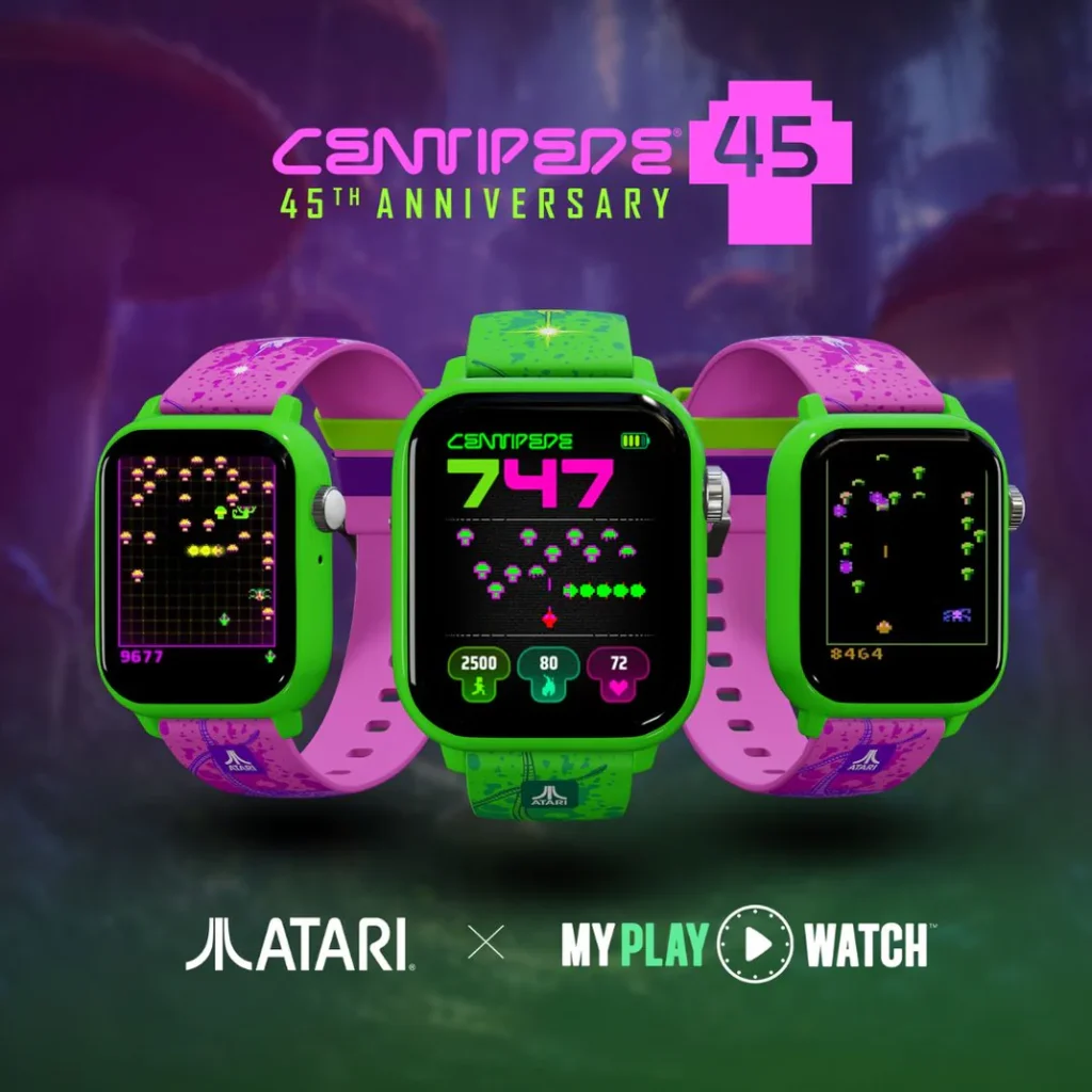 นาฬิกาธีมเกม Centipede จาก My Play Watch x Atari 4 Atari