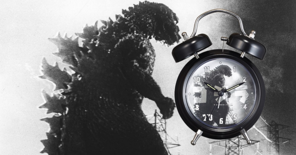 นาฬิกาปลุกสไตล์ Retro ธีม Godzilla ตัวใหม่จาก Direct Art Gallery