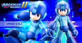 โมเดล ROCKMAN ในเวอร์ชั่นจากภาค 11 ของทาง Kotobukiya