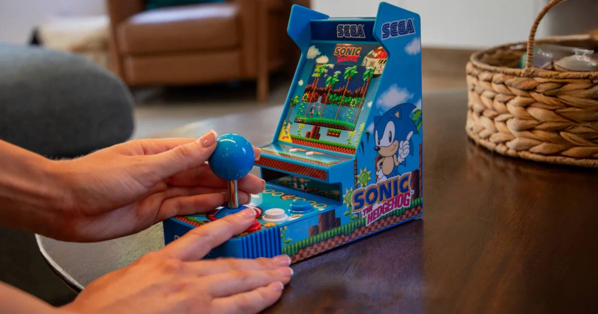 ตู้เกม Sonic the Hedgehog ขนาดเล็กจาก My Arcade