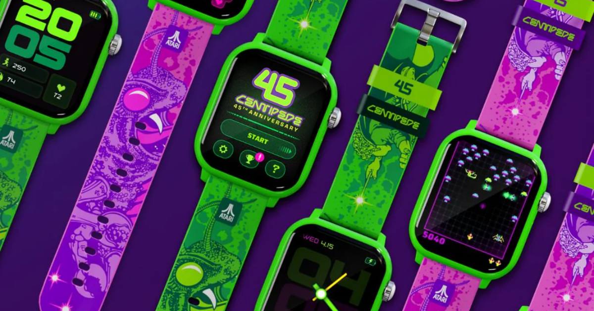 นาฬิกาธีมเกม Centipede จาก My Play Watch x Atari 1 นาฬิกาธีมเกม Centipede จาก My Play Watch x Atari