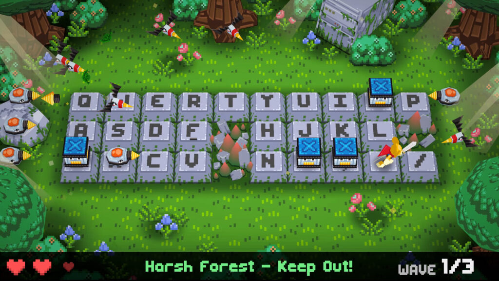 Keyboard Warrior เกมที่จะให้คุณต่อสู้ด้วยการพิมพ์ตัวอักษร 4 Keyboard Warrior