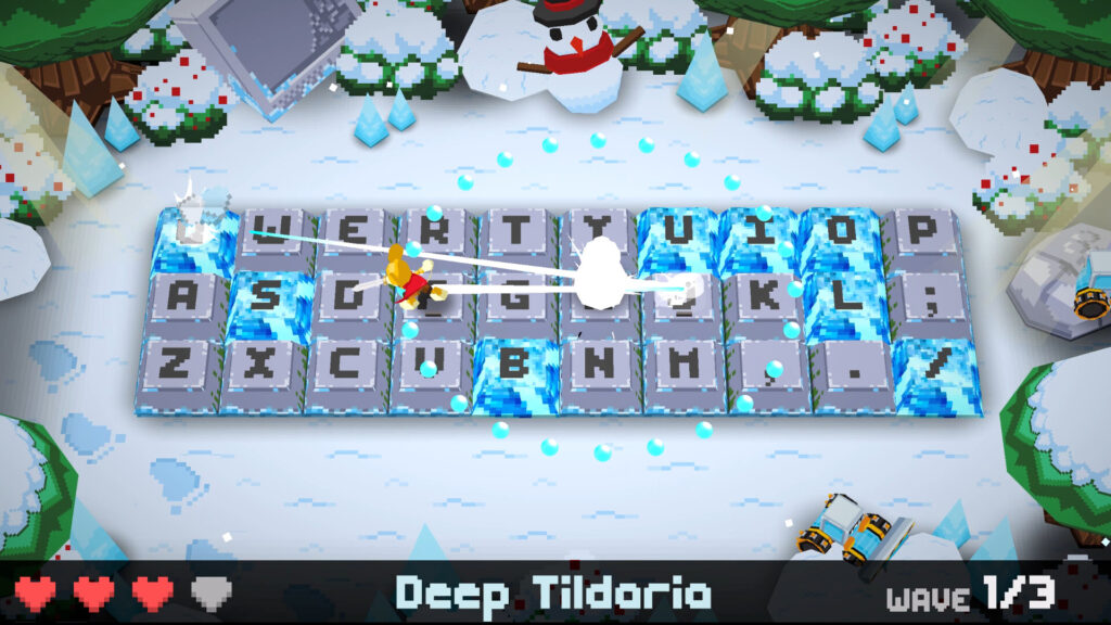 Keyboard Warrior เกมที่จะให้คุณต่อสู้ด้วยการพิมพ์ตัวอักษร 3 Keyboard Warrior