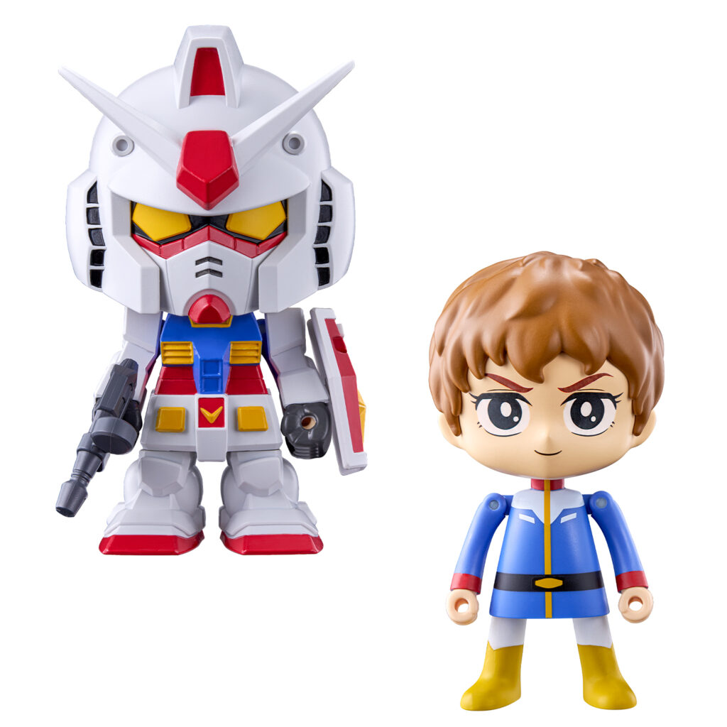 ฟิกเกอร์จิ๋วจากซีรีส์ Gundam มาพร้อมนักบินประจำหุ่นรบ 2 Gundam