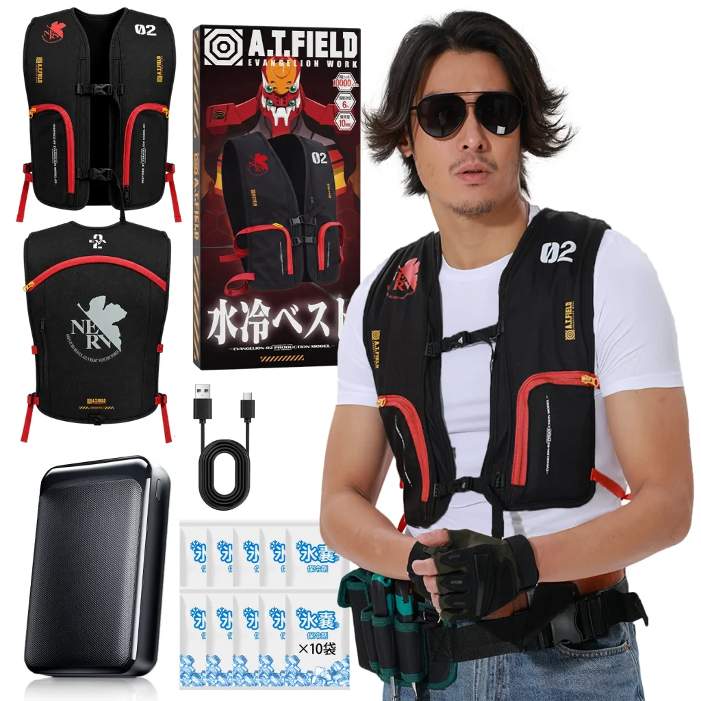 ร้อนแค่ไหนก็พร้อมลุยกับเสื้อกั๊กระบายอากาศด้วยน้ำ Evangelion 7 Evangelion