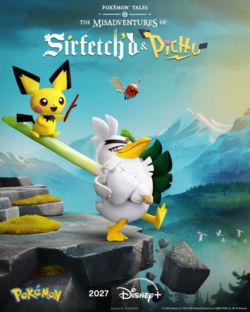 Pokémon Tales: The Misadventures of Sirfetch’d & Pichu อนิเมชั่นสต็อปโมชันเรื่องแรกของโปเกม่อน