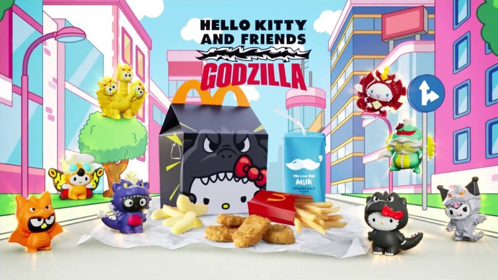 Godzilla x Hello Kitty